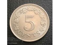 Малта. 5 цента 1972 г.