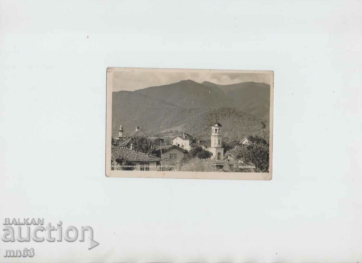 Card - Berkovitsa - View of Kom - 1927 - Paskov