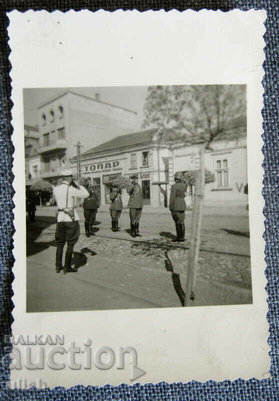 1942 Fotografie VSV ofițeri din Regatul Bulgariei