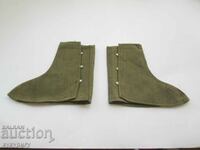 Old canvas military gaiters