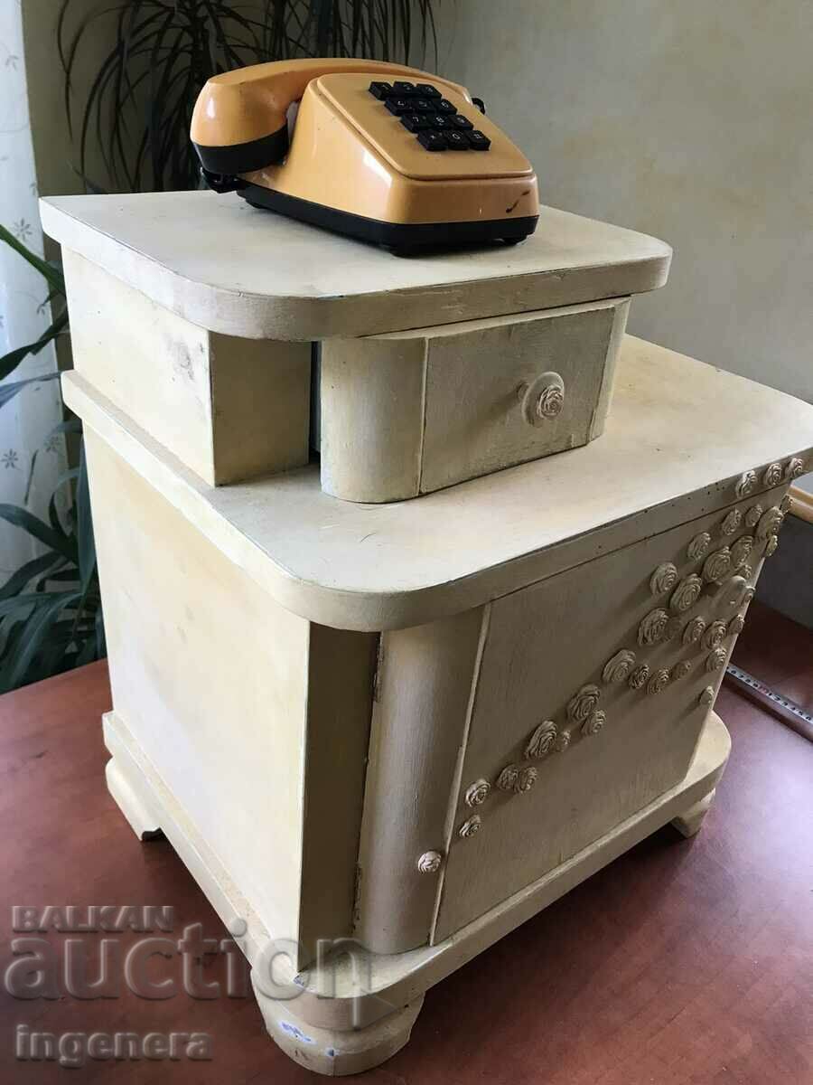 NOPTIERĂ RETRO ANII 60 DIN LEMN - 7