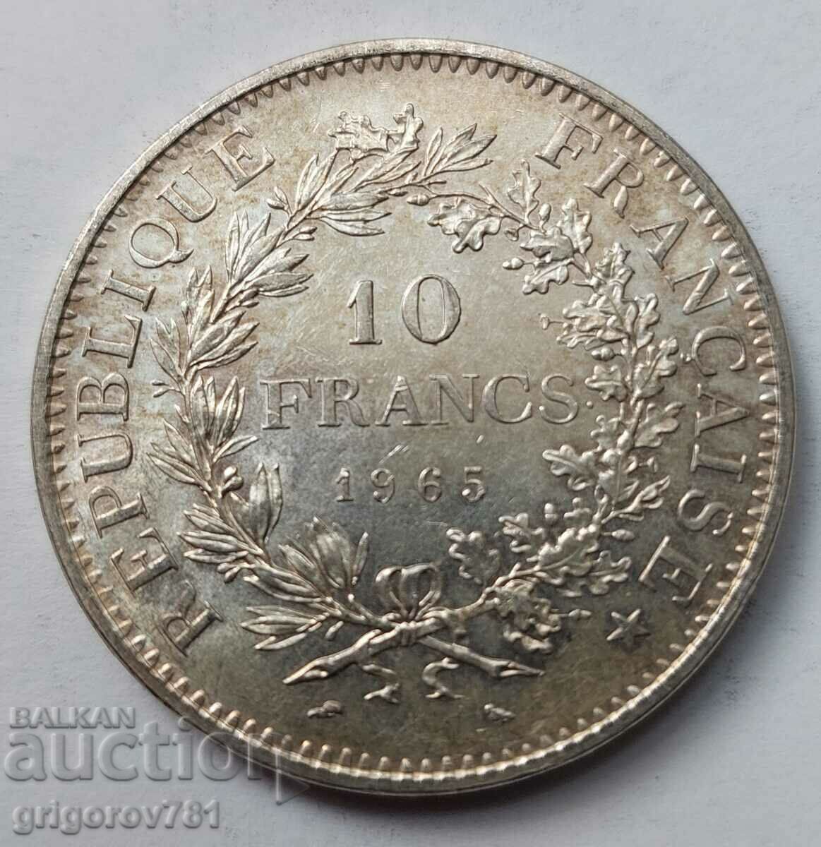 10 Francs Silver France 1965 - Silver Coin #50