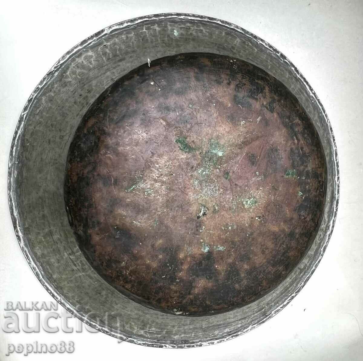 Old Copper Turkish Dish - Ottoman Empire 1800-1850. - 5 Old Copper Turkish Dish - Ottoman Empire 1800-1850. - 5