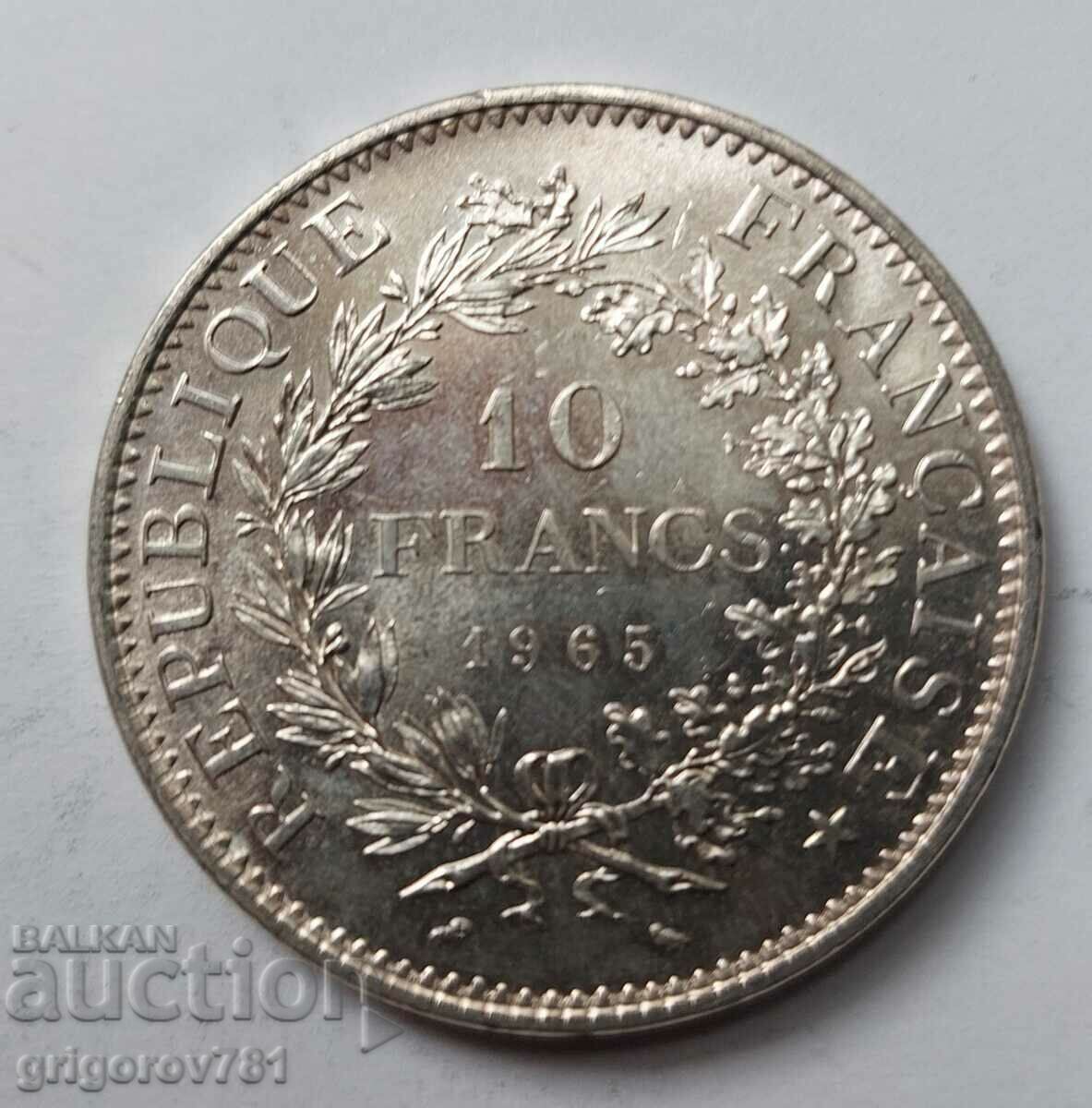 10 франка сребро Франция 1965 - сребърна монета #59