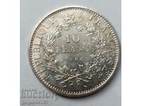 10 Φράγκα Ασήμι Γαλλία 1966 - Ασημένιο νόμισμα #65