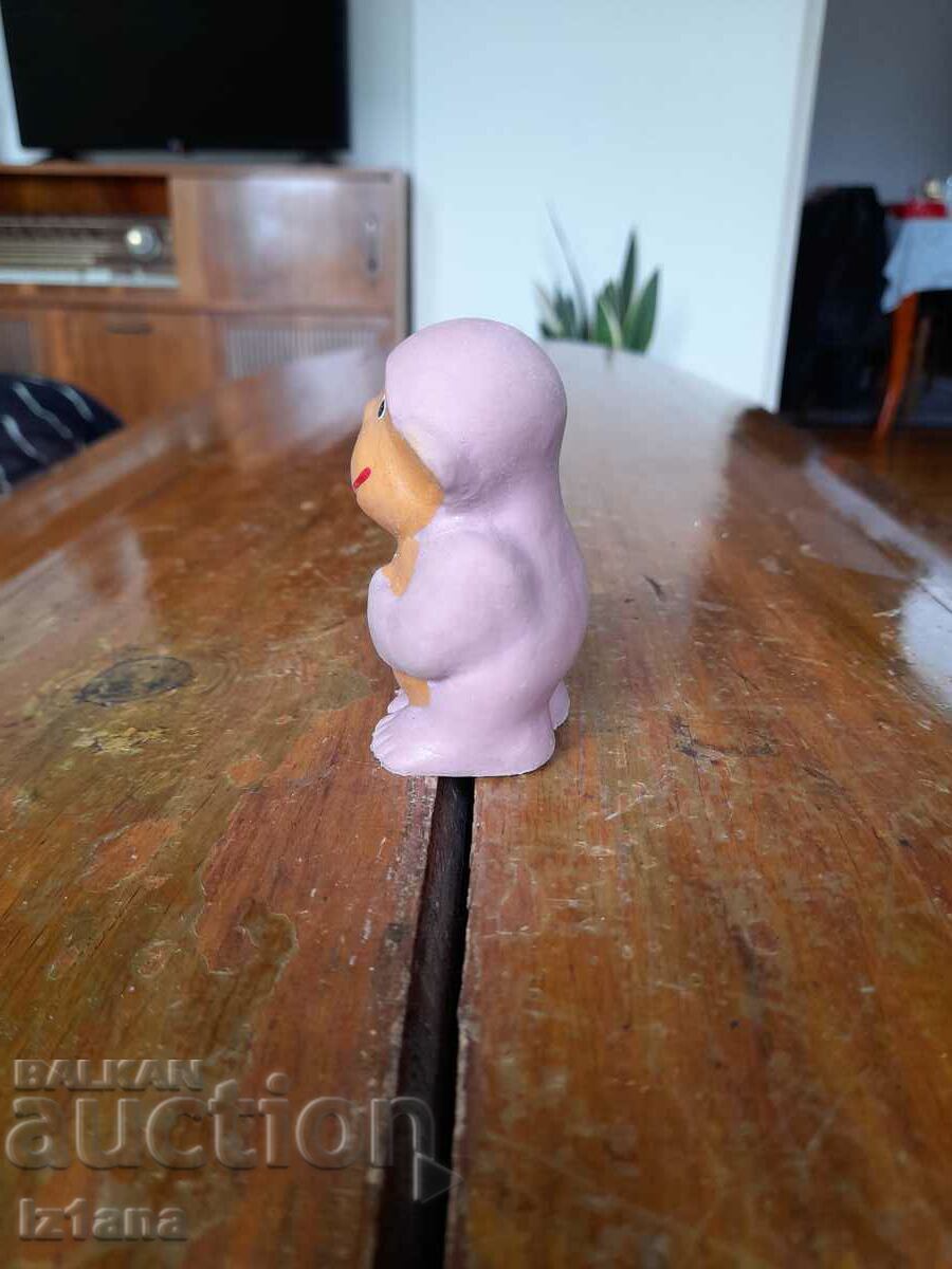 Old rubber toy monkey with price 10.00 BGN | € 5.11 Old rubber toy monkey with price 10.00 BGN | € 5.11