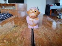 Old rubber toy monkey