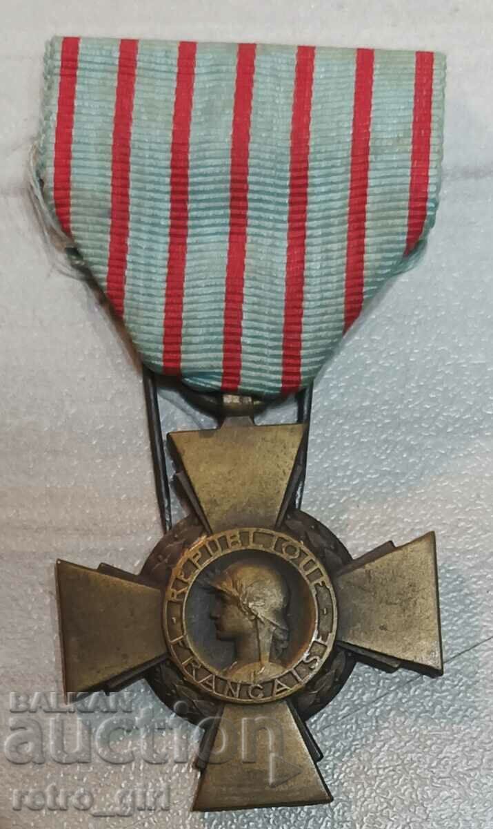 Френски медал от Първата Световна Война.
