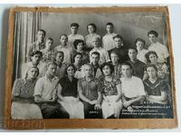 1954 STUDENTS OLD PHOTO PHOTO CARDBOARD