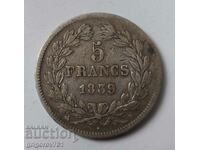 5 Φράγκα Ασήμι Γαλλία 1839 B - Ασημένιο νόμισμα #119