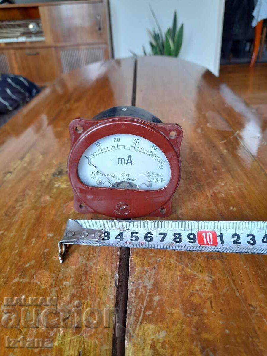 Old measuring system, measuring instrument, ammeter - 6 Old measuring system, measuring instrument, ammeter - 6
