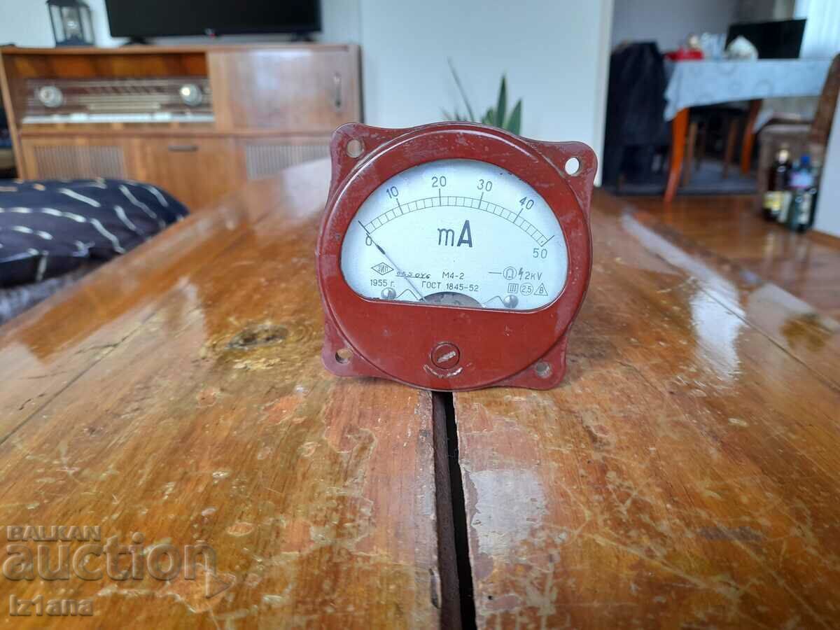 Old measuring system, measuring instrument, ammeter Old measuring system, measuring instrument, ammeter