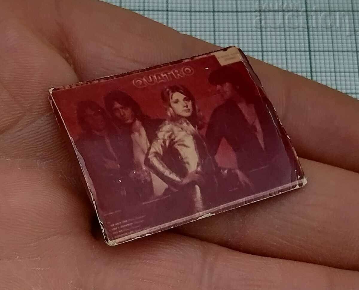 SUZI QUATRO MUSIC BADGE with price 3.00 BGN | € 1.53 SUZI QUATRO MUSIC BADGE with price 3.00 BGN | € 1.53