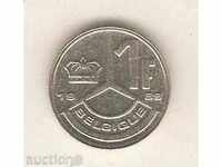 +Белгия  1 франк  1989 г.  френска   легенда