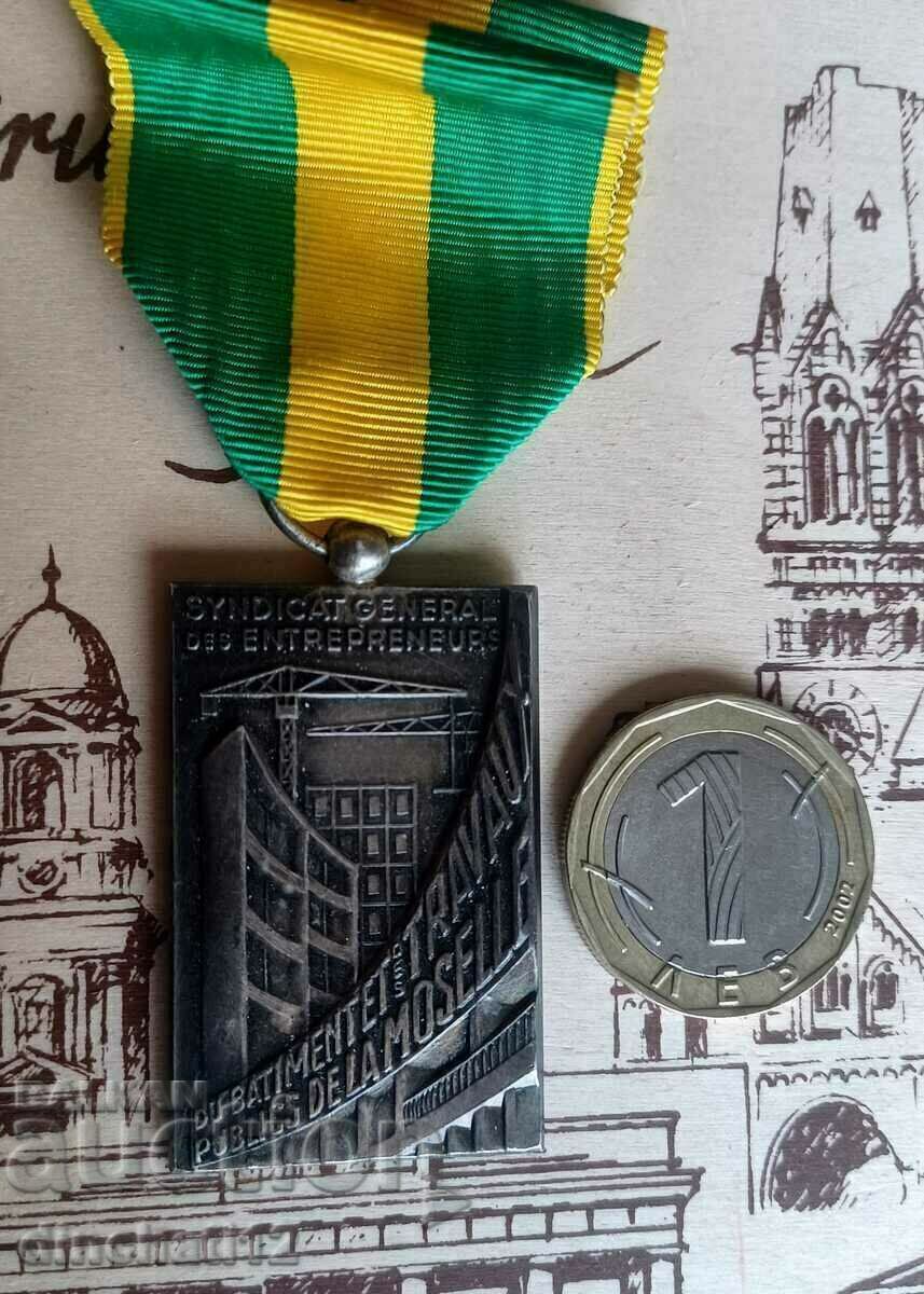 Auction Medal. SYNDICAT CENTRAL DES ENTREPRENEURS Auction Medal. SYNDICAT CENTRAL DES ENTREPRENEURS