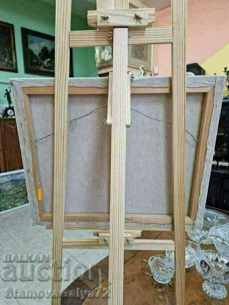 Beautiful antique master painting oil on canvas - 5