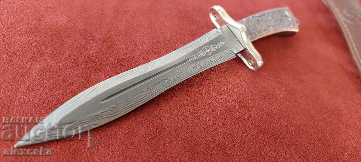 An old knife with a fixed blade