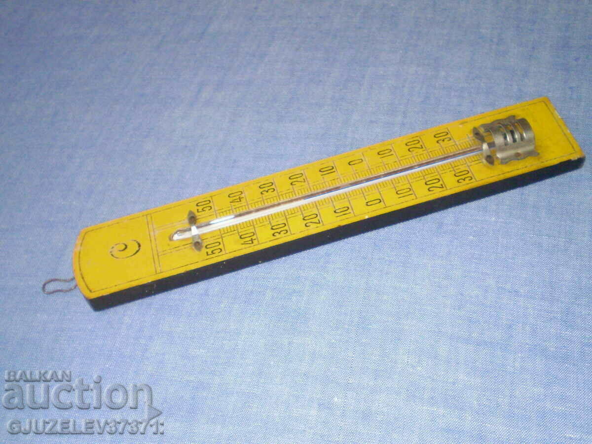 Delivery of wood and brass thermometer GERMANY 1800-1900 Delivery of wood and brass thermometer GERMANY 1800-1900