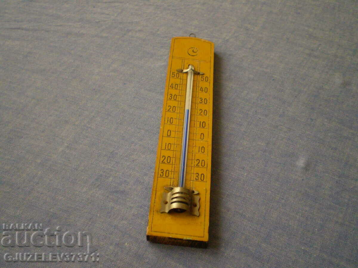 wood and brass thermometer GERMANY 1800-1900 - 5 wood and brass thermometer GERMANY 1800-1900 - 5