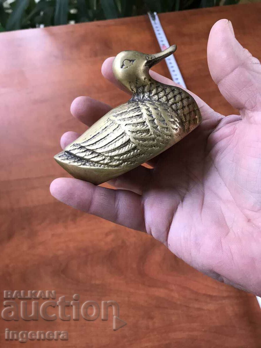 FIGURE STATUETTE BRONZE DUCK DUCK-90X50X65 MM with price 49.00 BGN | € 25.05