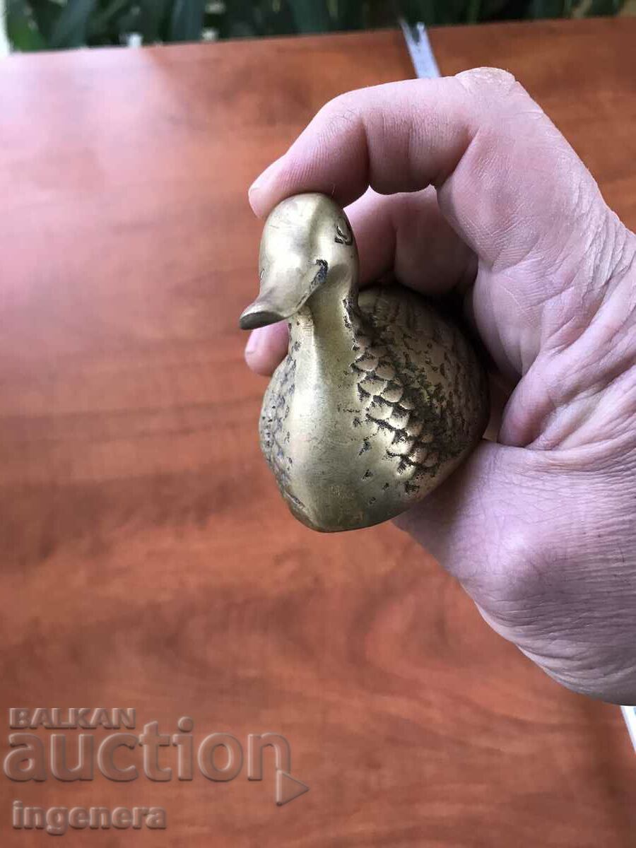 Auction  FIGURE STATUETTE BRONZE DUCK DUCK-90X50X65 MM