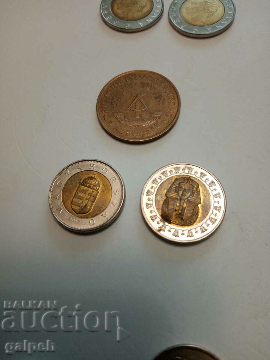 COINS - MIXED - 10 pcs. - 5 COINS - MIXED - 10 pcs. - 5