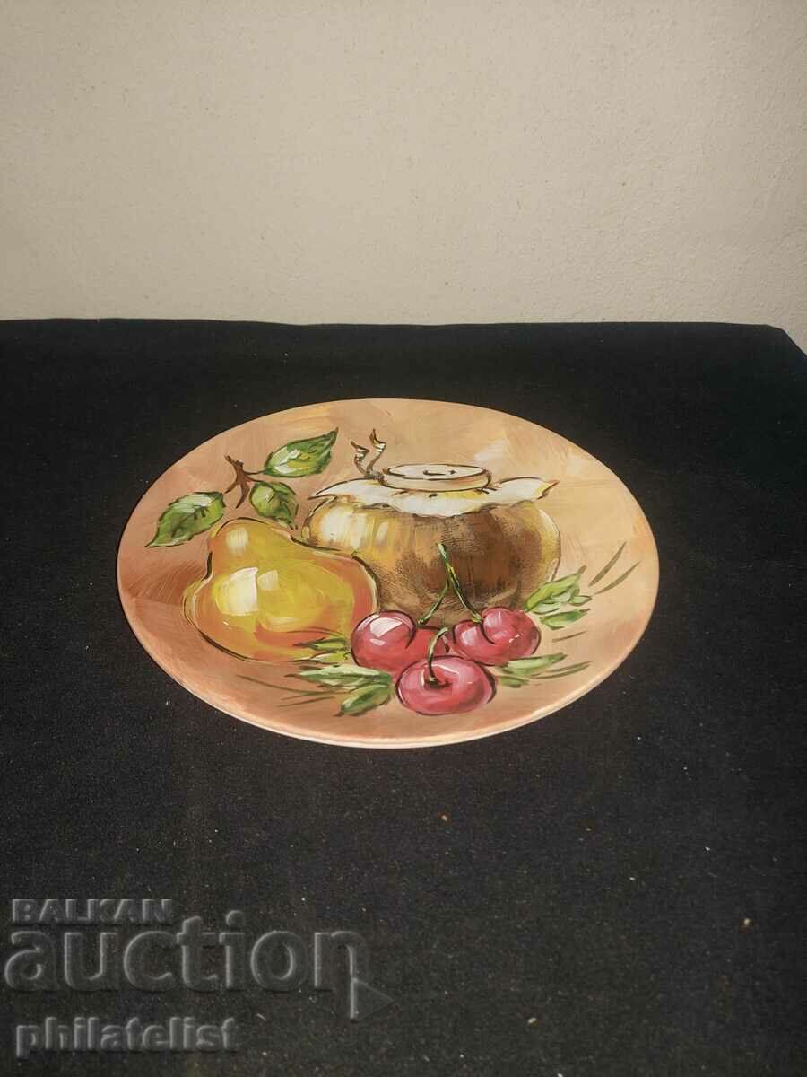 Painted plate - #1 with price 10.00 BGN | € 5.11