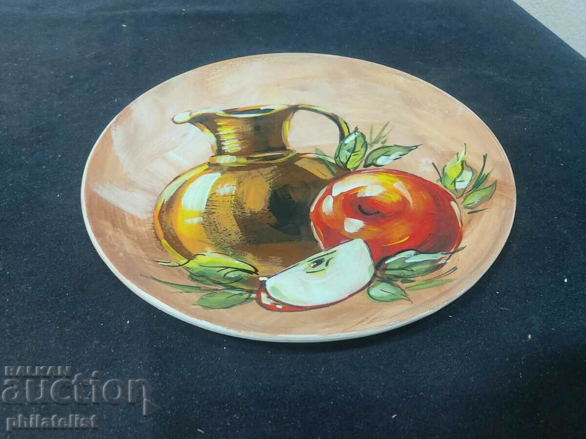 Painted plate - #6 with price 10.00 BGN | € 5.11 Painted plate - #6 with price 10.00 BGN | € 5.11
