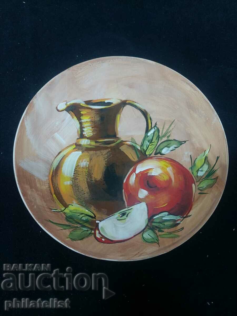 Painted plate - #6