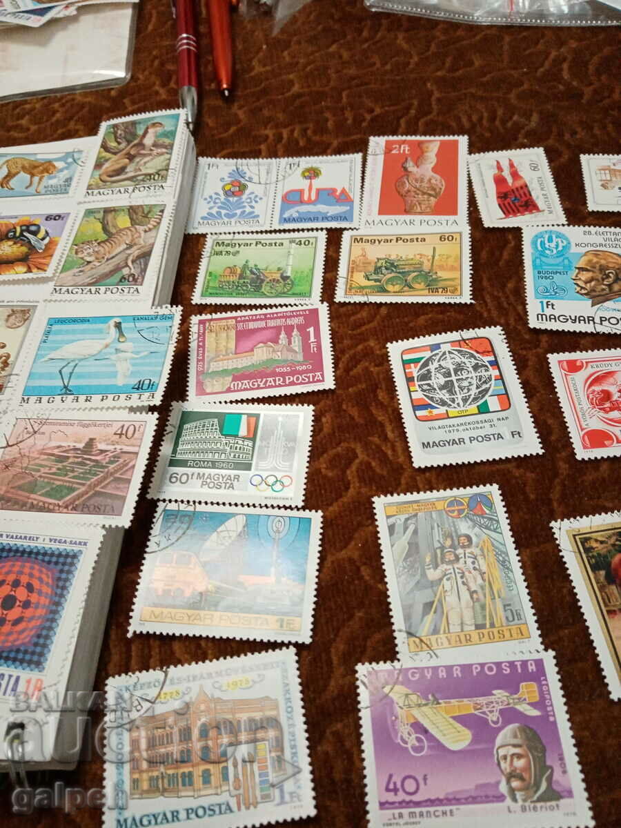 Delivery of POSTAGE STAMPS - HUNGARY - 55 pcs. Delivery of POSTAGE STAMPS - HUNGARY - 55 pcs.
