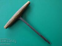 Authentic hand-forged wood drill borer