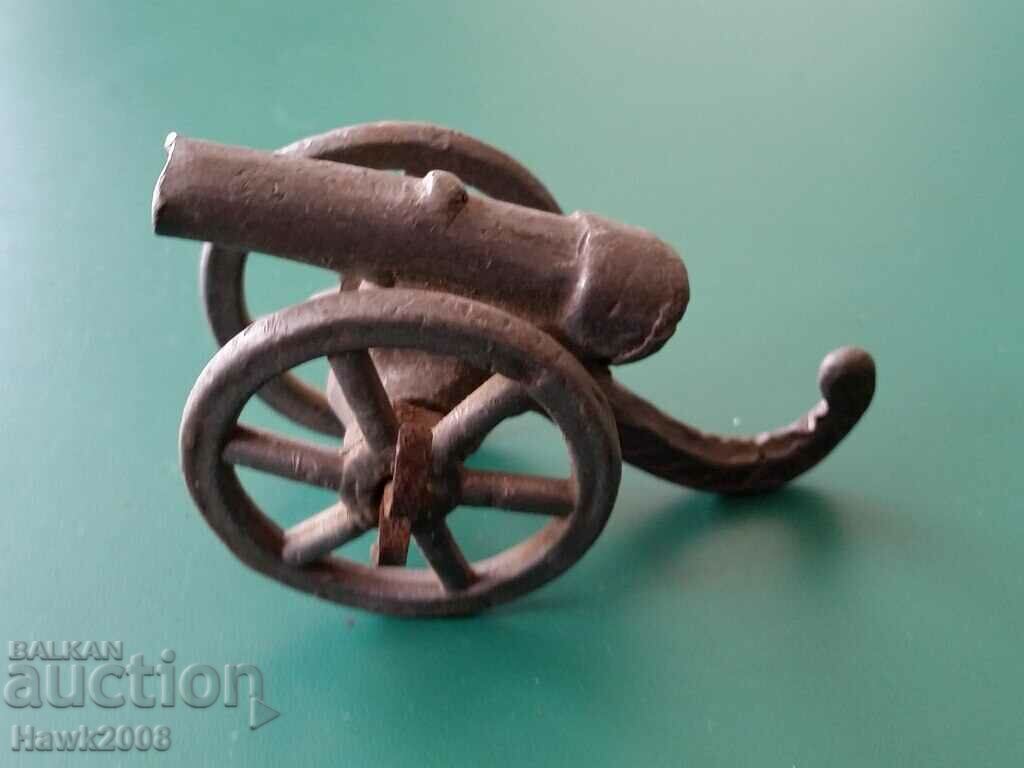 Доставка на Автентичен 19 век оловен топ военна играчка ръчна изработка