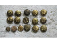 Lot of Navy and Air Force buttons