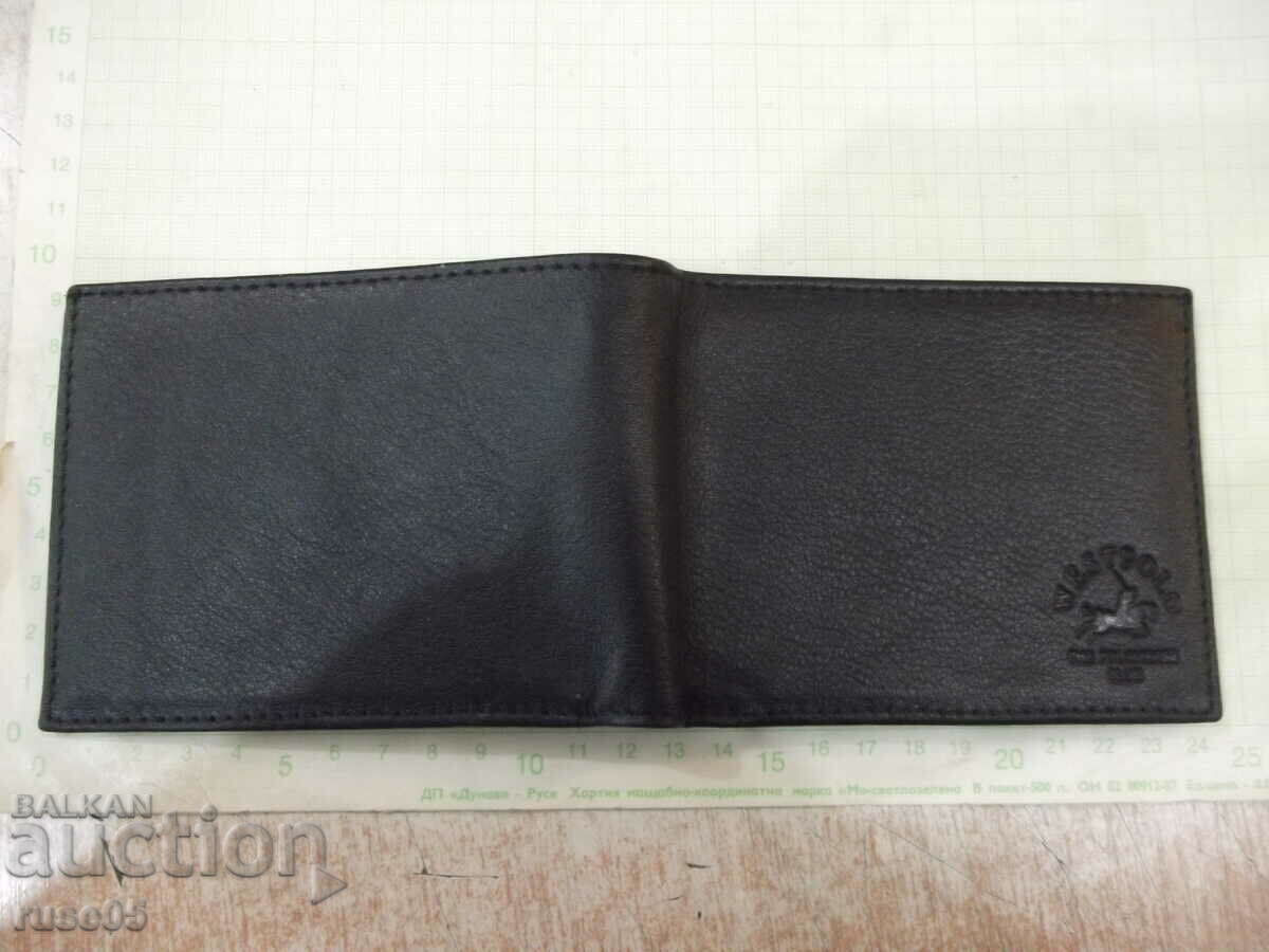 Auction Men's leather wallet new - 1 Auction Men's leather wallet new - 1