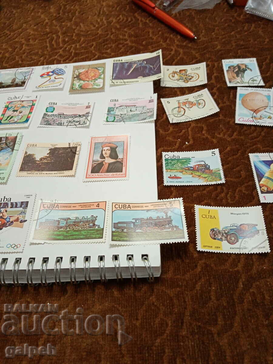Delivery of POSTAL STAMPS - CUBA - 40 pcs. Delivery of POSTAL STAMPS - CUBA - 40 pcs.
