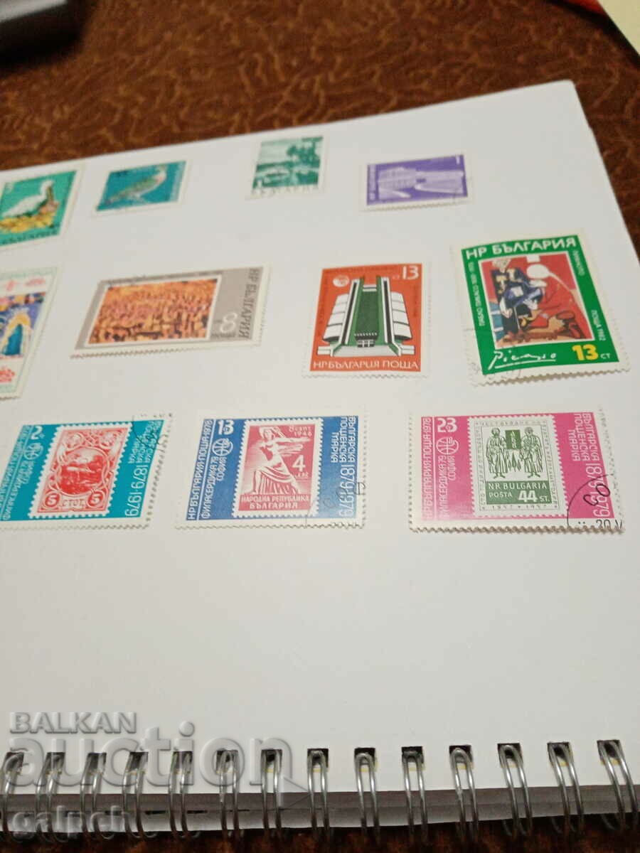 Auction  POSTAGE STAMPS - BULGARIA - 15 pcs.
