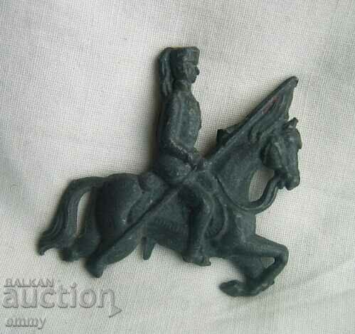 Figura de plumb - călăreț, purtător de stindard