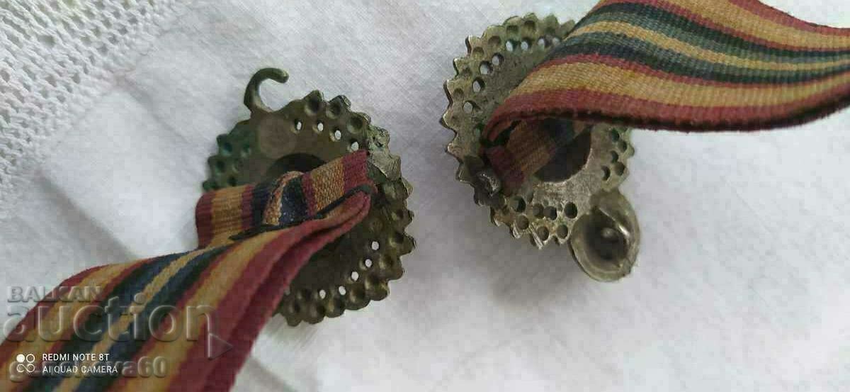 Authentic Revival-era Arpalia belt buckles with belt/sachan - 5