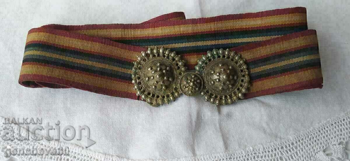 Authentic Revival-era Arpalia belt buckles with belt/sachan - 7