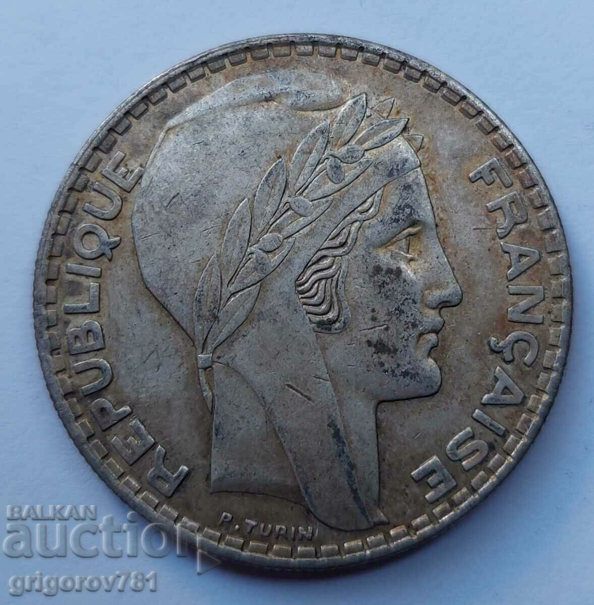 20 франка сребро Франция 1938 - сребърна монета #43 с цена 38.00 лв. | € 19.43 20 франка сребро Франция 1938 - сребърна монета #43 с цена 38.00 лв. | € 19.43