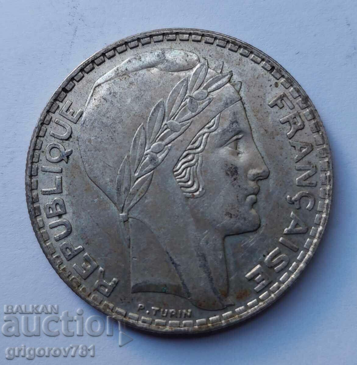 20 Φράγκα Ασήμι Γαλλία 1938 - Ασημένιο νόμισμα #44 με τιμή € 19.43 | 38.00 BGN