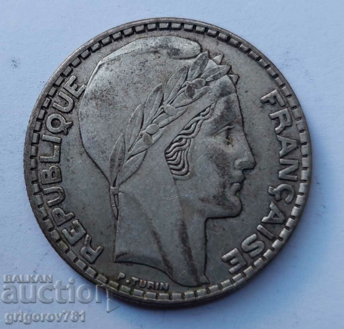 20 Φράγκα Ασήμι Γαλλία 1933 - Ασημένιο νόμισμα #46 με τιμή € 19.43 | 38.00 BGN