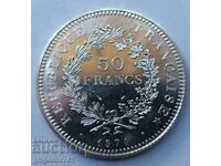 50 Φράγκα Ασημένιο Γαλλία 1974 - Ασημένιο νόμισμα #6