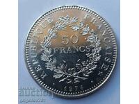 50 франка сребро Франция 1974 - сребърна монета #11