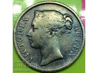 Източна Индия  1/2 половин цент 1845 Великобритания