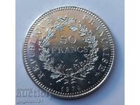 50 Francs Silver France 1974 - Silver Coin #13