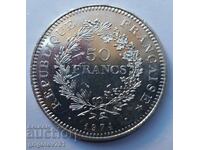 50 Francs Silver France 1974 - Silver Coin #15