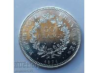 50 Φράγκα Ασήμι Γαλλία 1974 - Ασημένιο νόμισμα #18