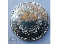 50 Φράγκα Ασημένιο Γαλλία 1974 - Ασημένιο νόμισμα #20