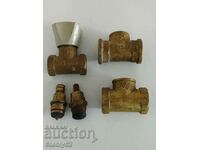Shut-off valve 3/4", valves 1/2" and part of a non-return valve.